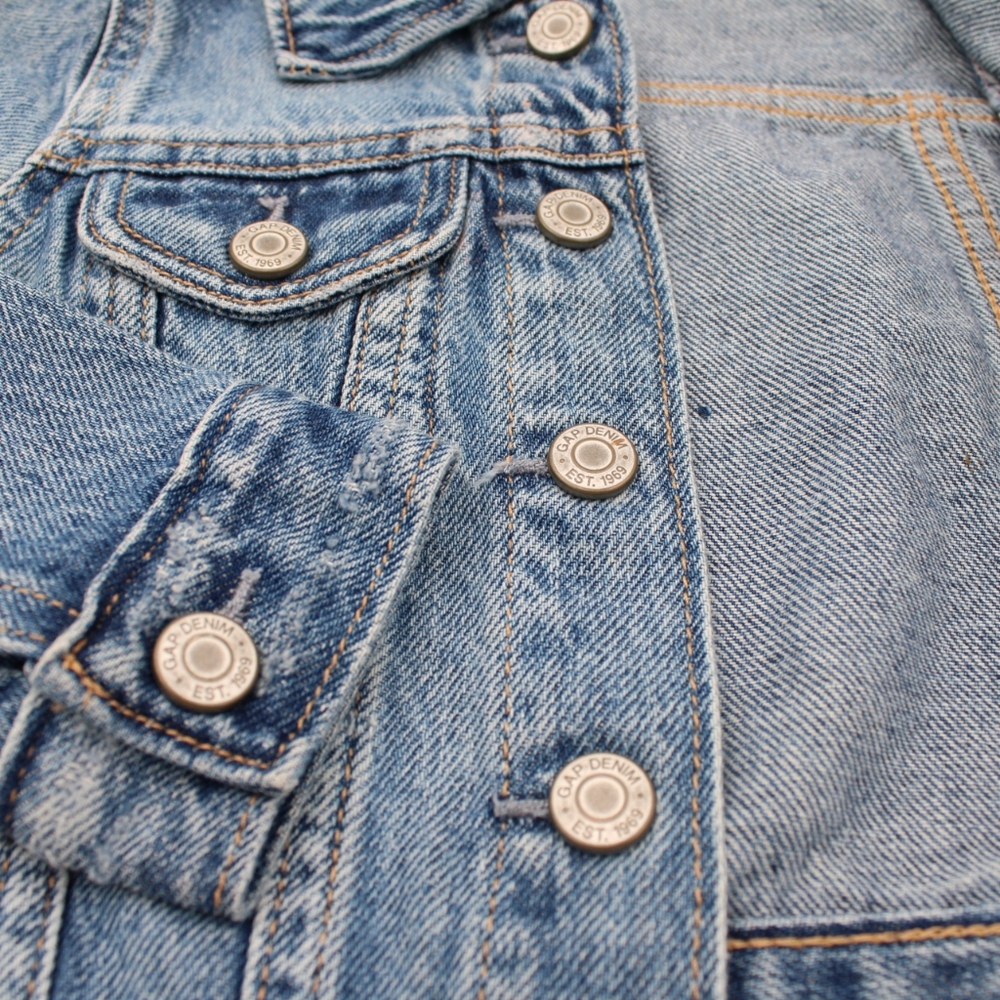 GAP Kids Girls Denim Jacket – Size 2T - Picture 3 of 5